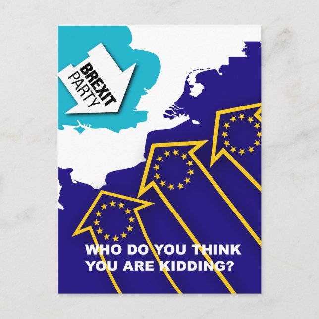 Carte Postale L'armée du père du parti du Brexit (Devant)