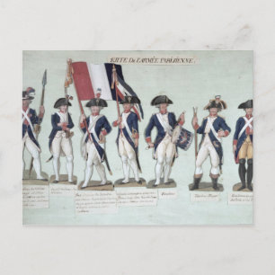 Carte Postale L'armée parisienne pendant les Français