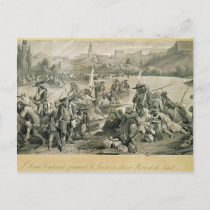 Carte Postale L'Armée Vendéenne Traversant la Loire
