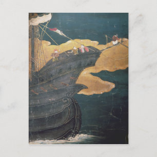 Carte Postale L'arrivée des Portugais au Japon 2