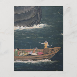 Carte Postale L'arrivée du Japon portugais, petite cargaison