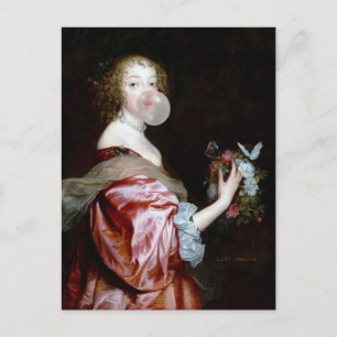 Carte Postale L'arrivée inattendue de papillons