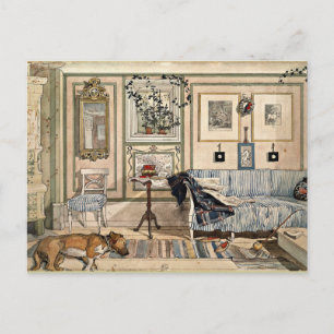 Carte Postale Larsson - Cosy Corner, 1894, oeuvre d'art