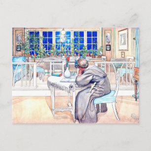 Carte Postale Larsson - La veille du voyage en Angleterre