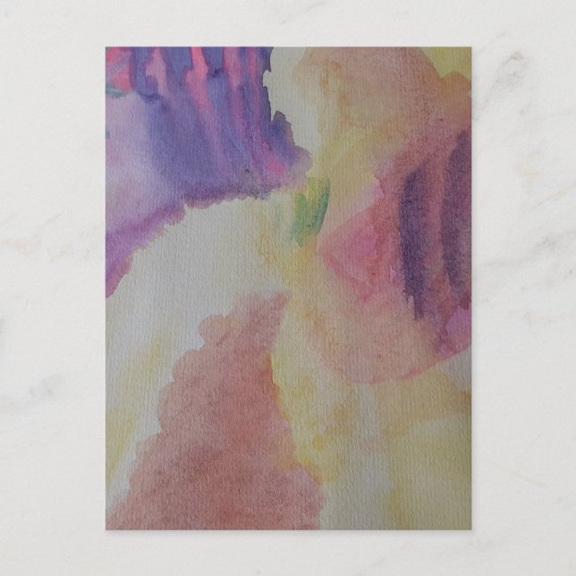 Carte Postale L'art Abstrait de la barrière de corail (Devant)