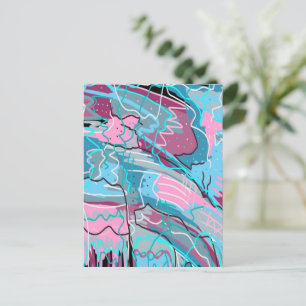 Carte Postale L'art Abstrait des eaux de printemps