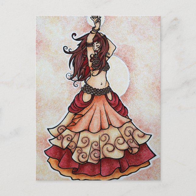 Carte Postale L'art de la danse du ventre (Devant)