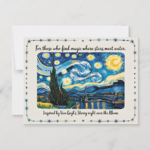 Carte Postale L'art de la nuit étoilée de Van Gogh