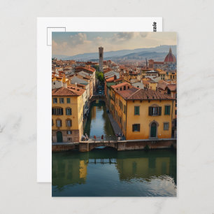 Carte Postale L'art de l'aquarelle Florence