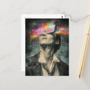 Carte Postale L'art de l'égratignure du contrôle mental