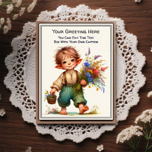 Carte Postale L'art de livre de contes fantaisistes au quotidien