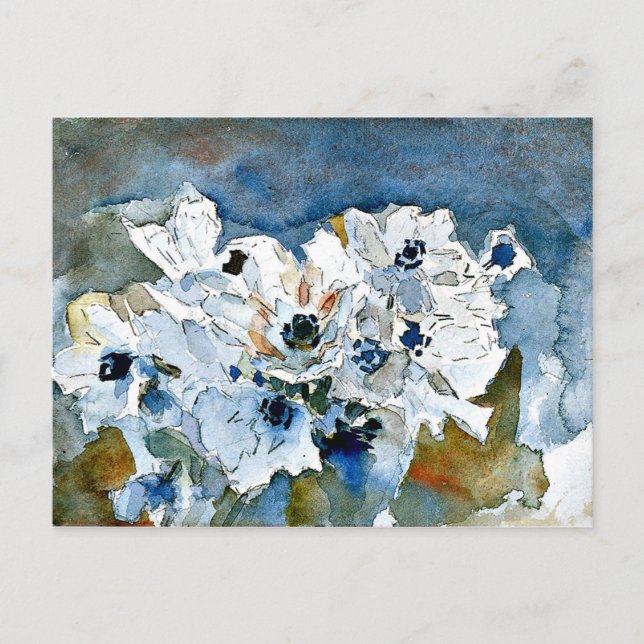 Carte Postale L'art de Mikhail Vrubel : Fleurs (Devant)