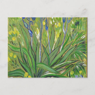 Carte Postale L'art de Van Gogh  Iris, reproduction acrylique