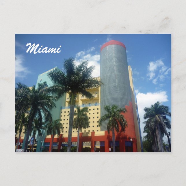 Carte Postale l'art déco miami (Devant)