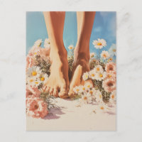 L'art d'été aux pieds nus