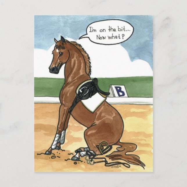 Carte Postale L'art du cheval un peu ce que maintenant (Devant)