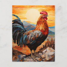 L'art du coq de poulet
