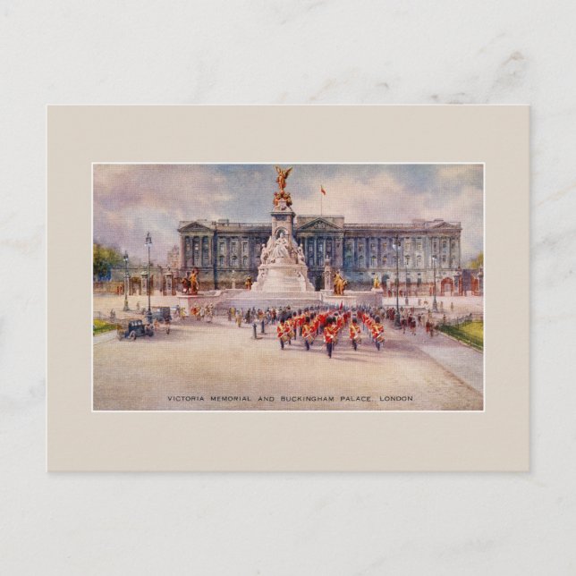 Carte Postale L'art du Victoria Memorial Buckingham Palace (Devant)