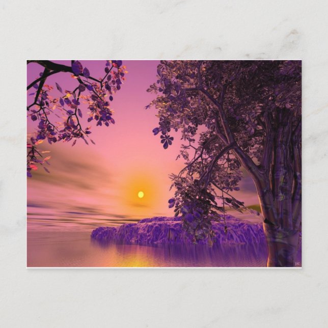 Carte Postale L'art en 3d met l'ambiance (Devant)