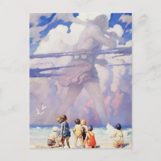 Carte Postale L'art féerique du « Géant » par NC Wyeth (Devant)