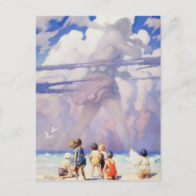 Carte Postale L'art féerique du « Géant » par NC Wyeth (Devant)