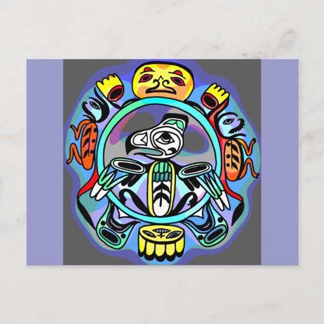 Carte Postale L'art haïda (Devant)