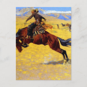 Carte Postale L'art occidental de Frederic Remington “Un matin f