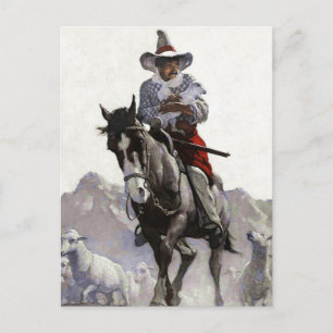 Carte Postale L'art occidental sauvé par NC Wyeth
