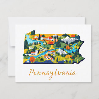 Carte Postale L'art paysager de Pennsylvanie