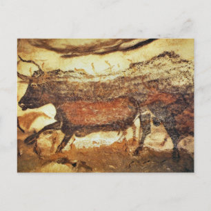 Carte Postale L'art rupestre préhistorique de Lascaux