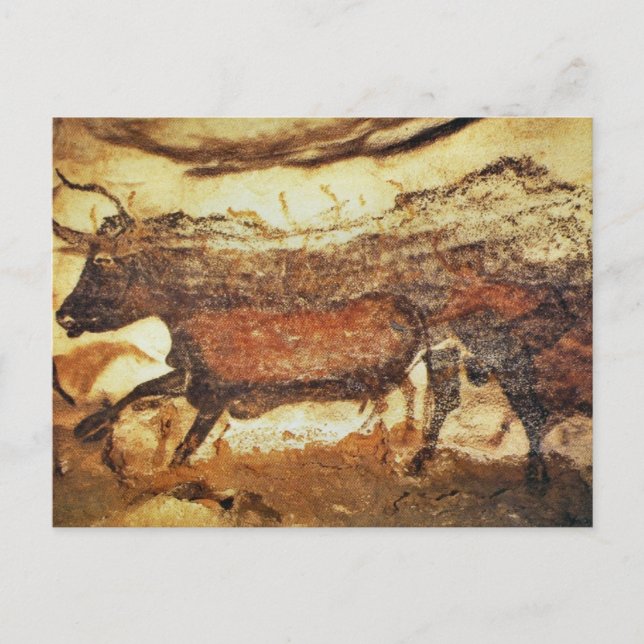 Carte Postale L'art rupestre préhistorique de Lascaux (Devant)