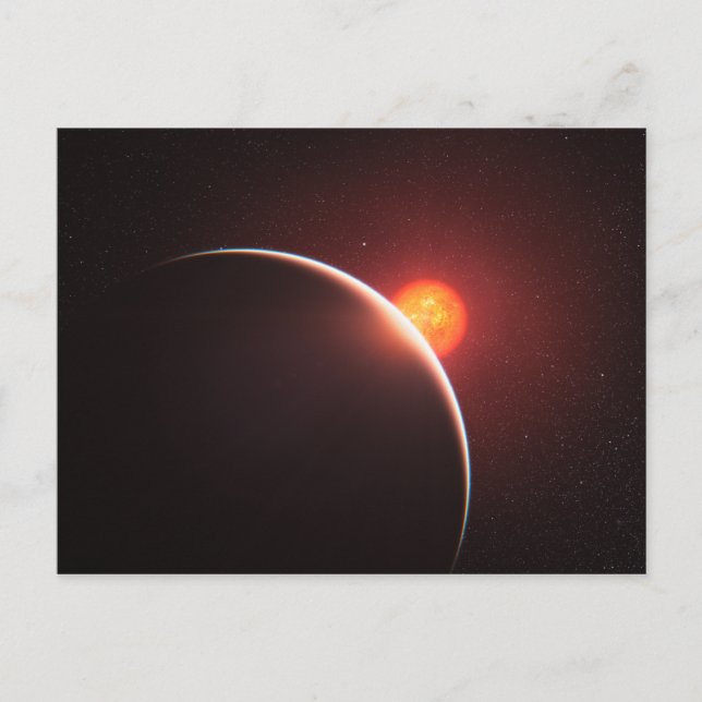 Carte Postale L'Art spatial Exoplanète Super-Terre (Devant)