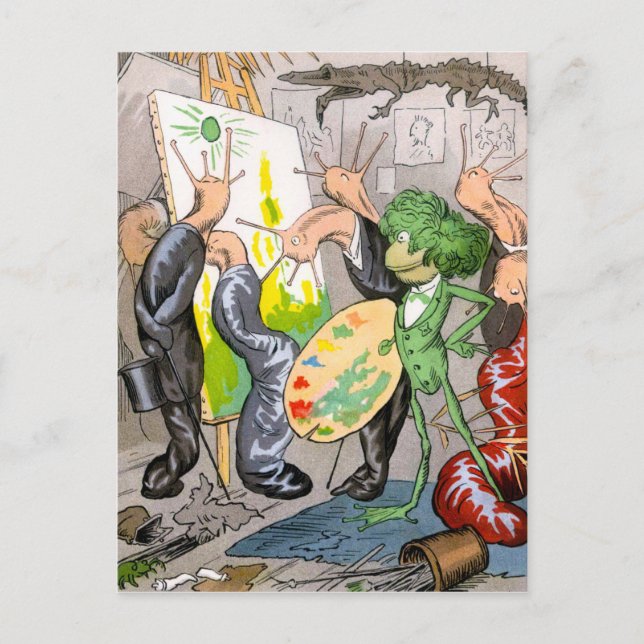 Carte Postale L'artiste (Devant)