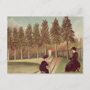 Carte Postale L'artiste peint sa femme, 1900-05