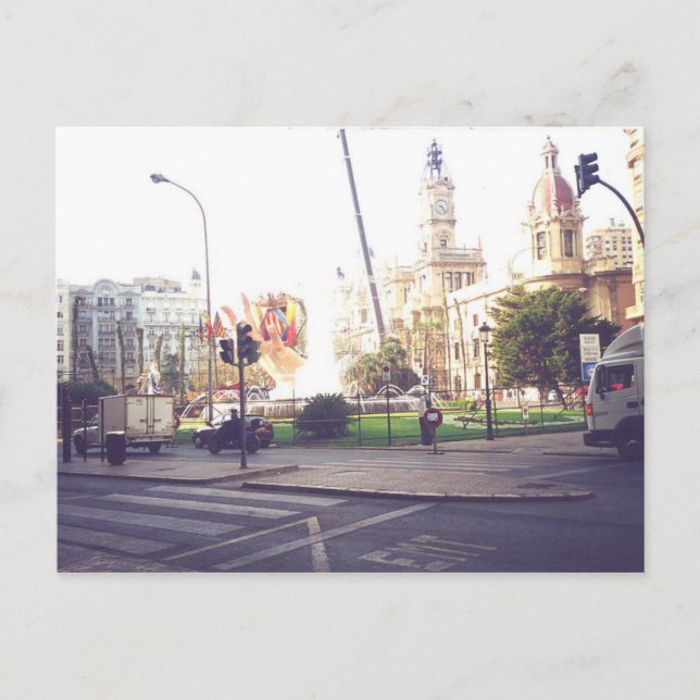 Carte Postale Las Fallas De Valence Espagne (Devant)