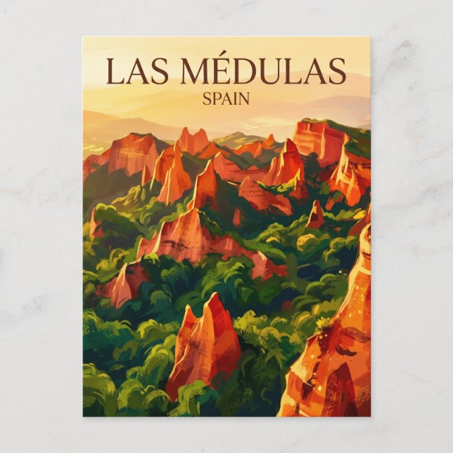 Carte Postale Las Médulas Espagne (Devant)