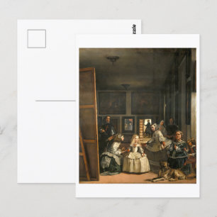 Carte Postale Las Meninas   Diego Velá zquez