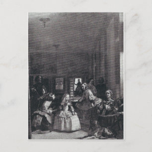 Carte Postale "Las Meninas." par Velazquez
