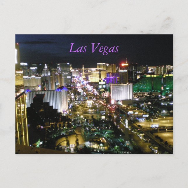 Carte Postale Las Vegas Boulevard Strip Nevada (Devant)