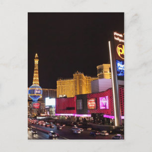 Carte Postale Las Vegas la nuit