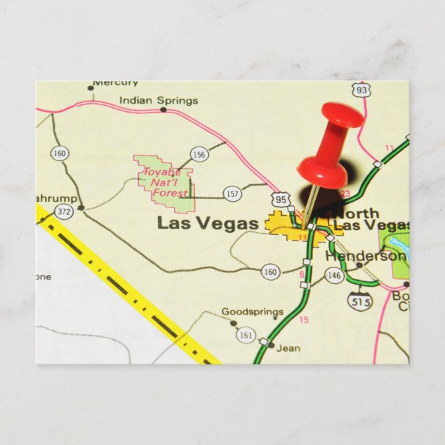 Carte Postale Las Vegas, Nevada (Devant)