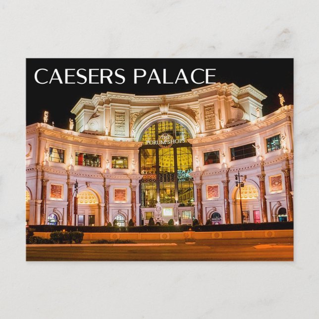 Carte Postale Las Vegas, Nevada Caesars Palace Casino USA (Devant)