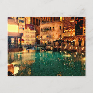 Carte Postale Las vegas Nights Casino Art Abstrait original