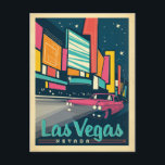 Carte Postale Las Vegas, NV<br><div class="desc">Anderson Design Group est une société d'illustration et de conception de pointe située à Nashville,  au Tennessee. Founder Joel Anderson Directives Team of talented artists to create original poster art that looks like classic vintage publicité prints from the 1920s to the 1960s.</div>