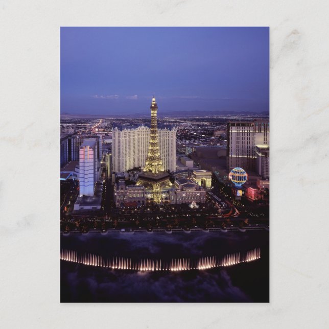 Carte Postale Las Vegas par Night 3 (Devant)