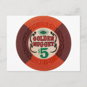 Carte Postale Las Vegas Poker Chip Casino Jeu Obsolète