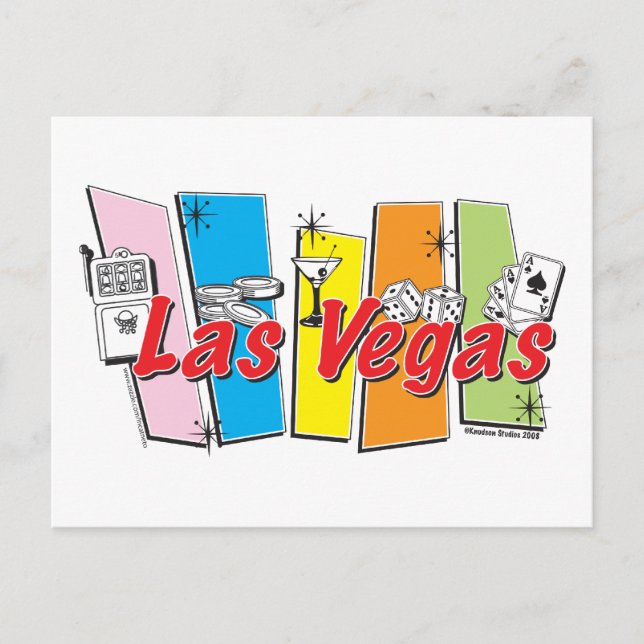 Carte Postale Las Vegas-Retro (Devant)