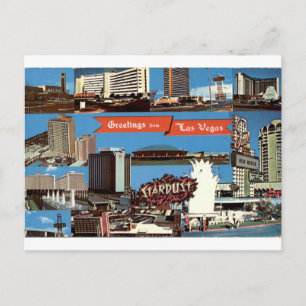 Carte Postale Las Vegas Strip Multivue Casino Vintage