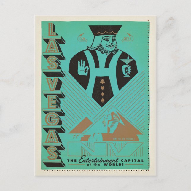Carte Postale Las Vegas | the Entertainment Capital of the World (Devant)