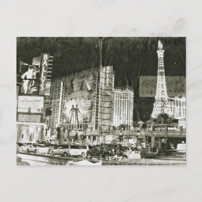 Carte postale Las Vegas vintage inspirée (Devant)